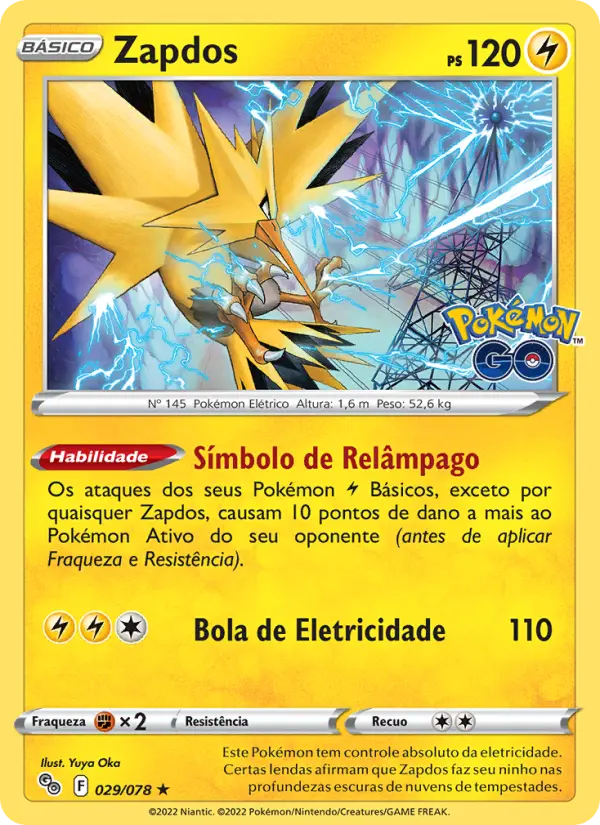 Zapdos #029 — Pokémon GO