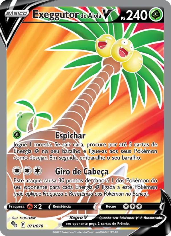 Exeggutor de Alola V #071