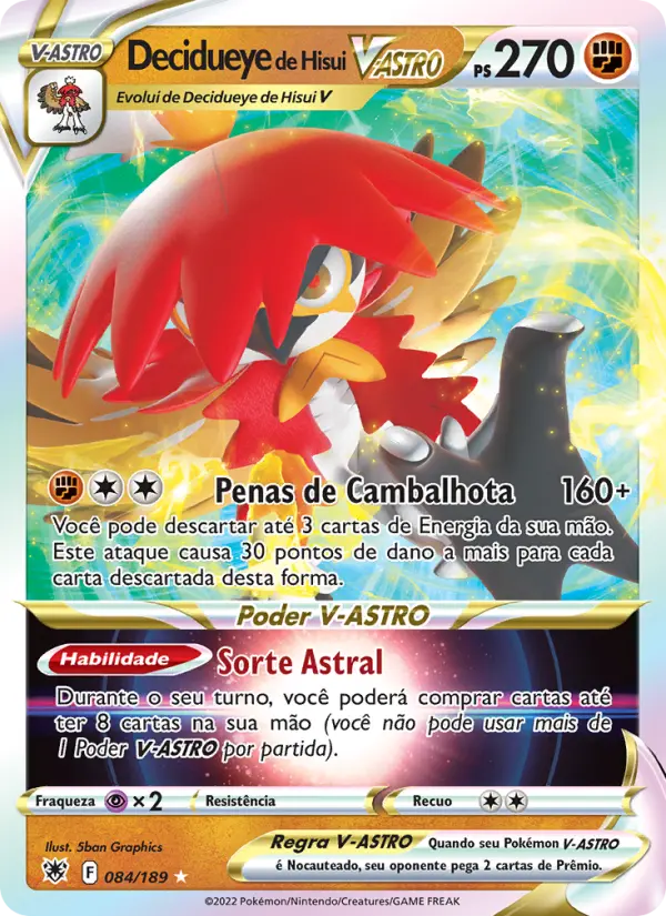 Decidueye de Hisui V-ASTRO #084