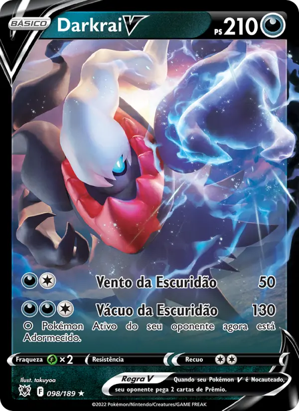 Darkrai V #098 — Estrelas Radiantes