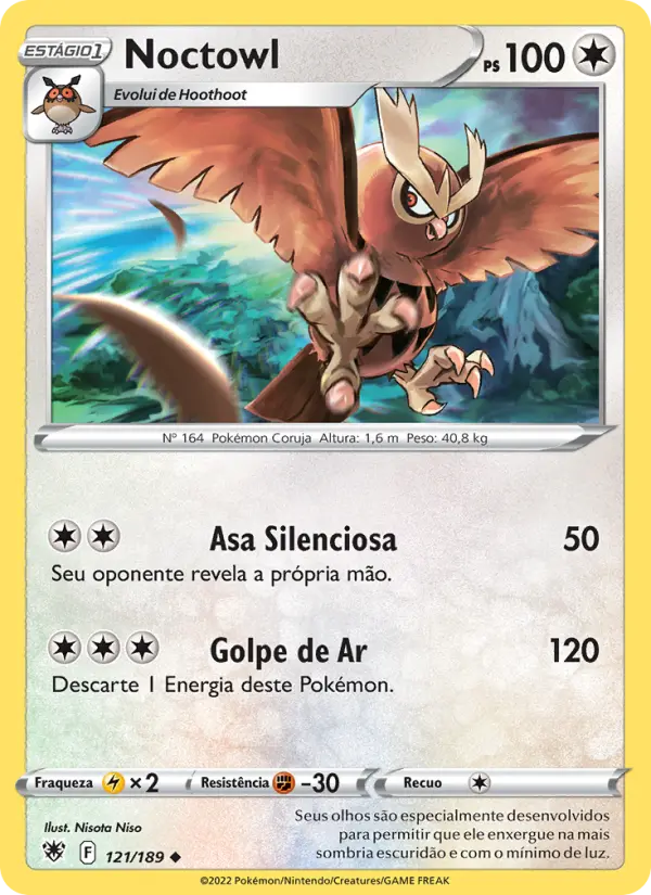 Noctowl #121 — Estrelas Radiantes (Reverse Holo)