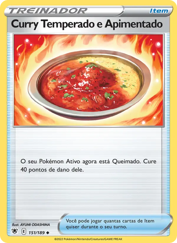 Curry Temperado e Apimentado #151 — Estrelas Radiantes (Reverse Holo)