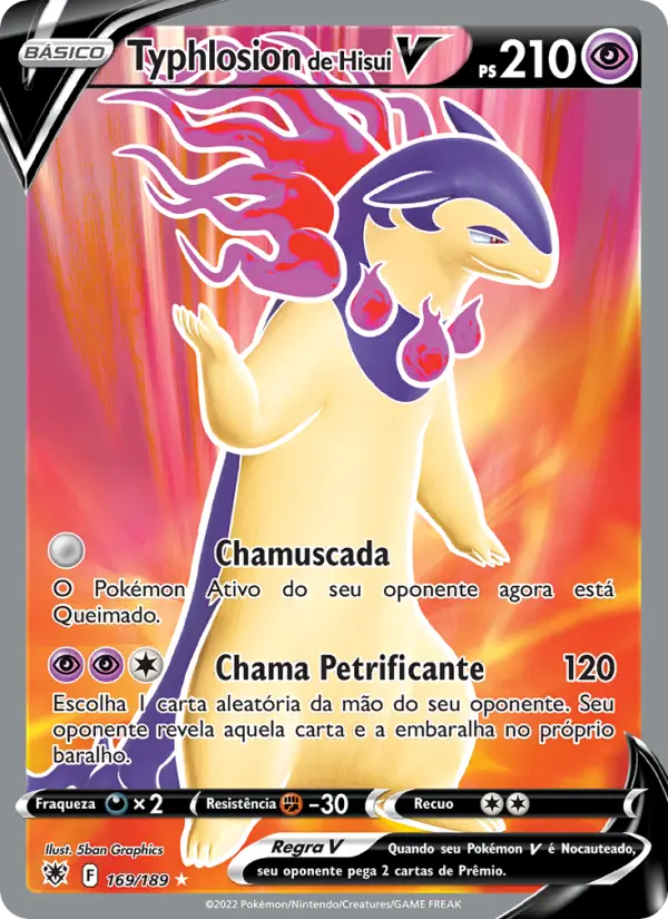 Typhlosion de Hisui V #169