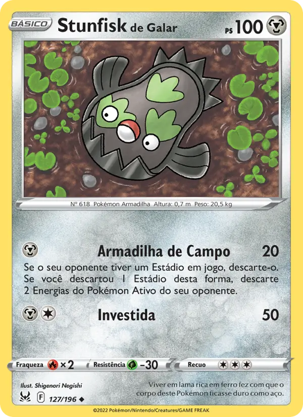 Stunfisk de Galar #127