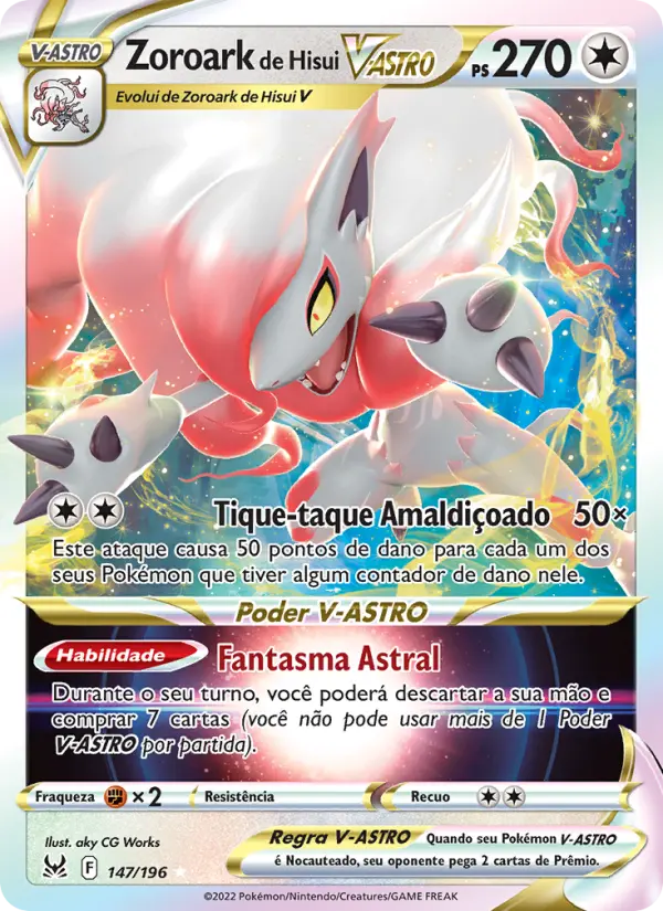 Zoroark de Hisui V-ASTRO #147 — Origem Perdida