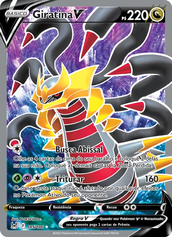 Giratina V #185 — Origem Perdida