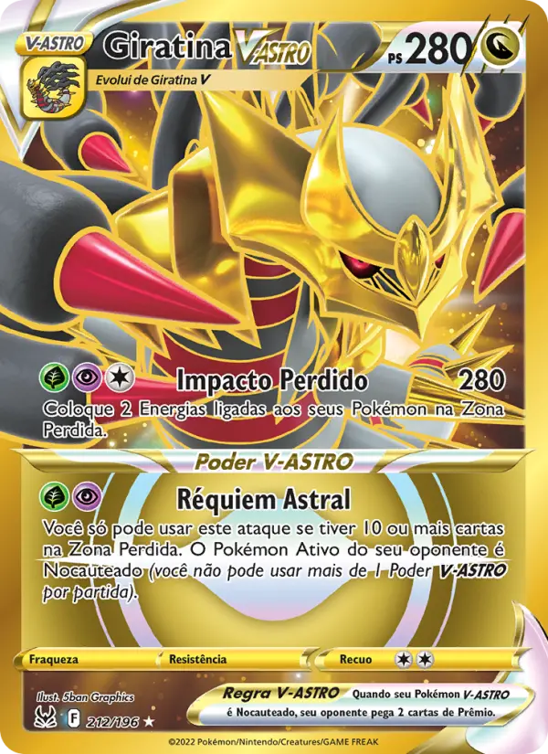 Giratina V-ASTRO #212 — Origem Perdida