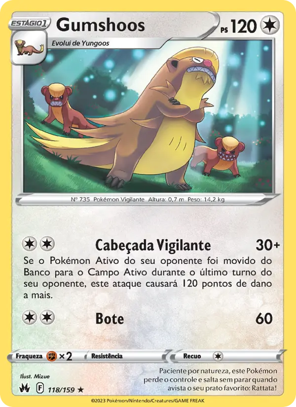 Gumshoos #118 — Realeza Absoluta (Reverse Holo)