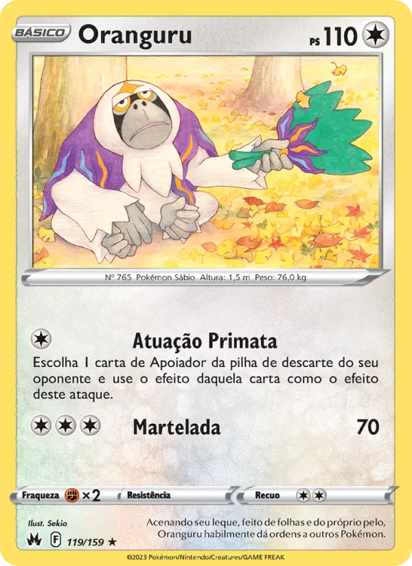 Oranguru #119 — Realeza Absoluta (Reverse Holo)