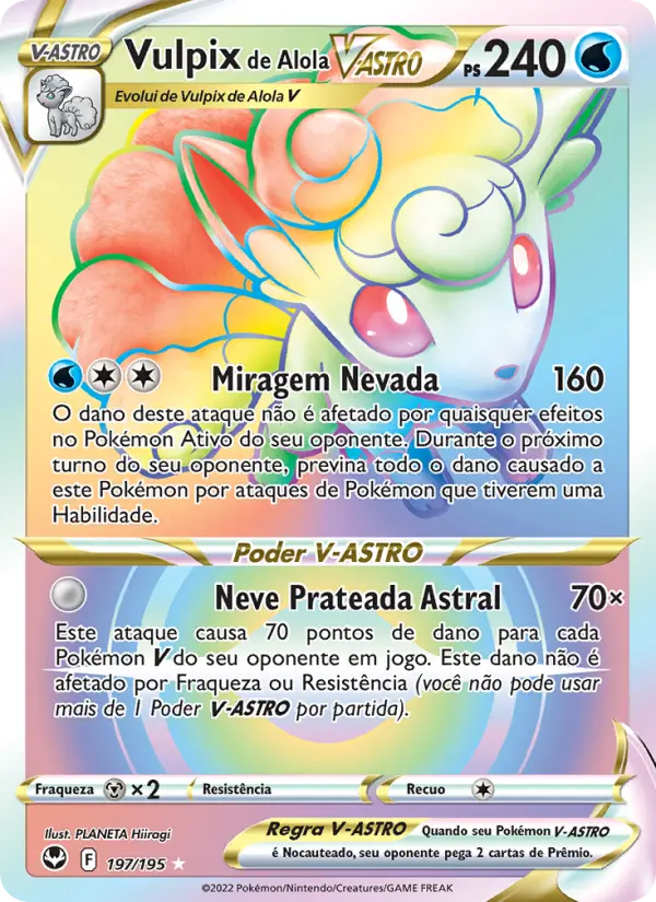 Vulpix de Alola V-ASTRO #197