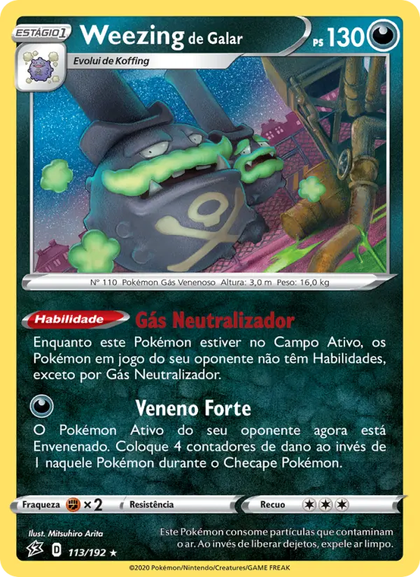 Weezing de Galar #113