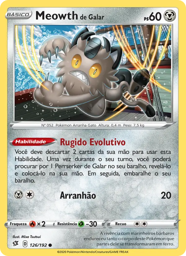 Meowth de Galar #126