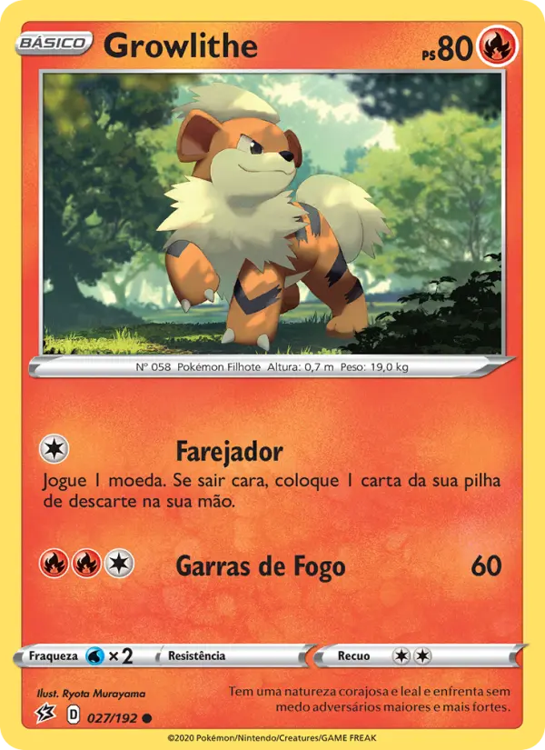 Growlithe #27 — Rixa Rebelde (Reverse Holo)