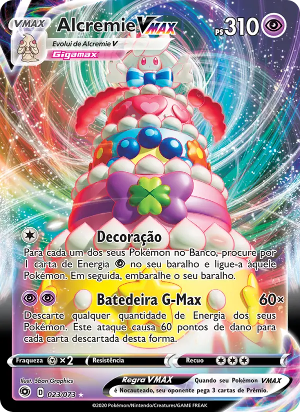 Alcremie VMAX #23 — Caminho do Campeão