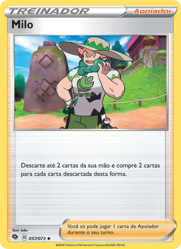Milo #57 — Caminho do Campeão (Reverse Holo)
