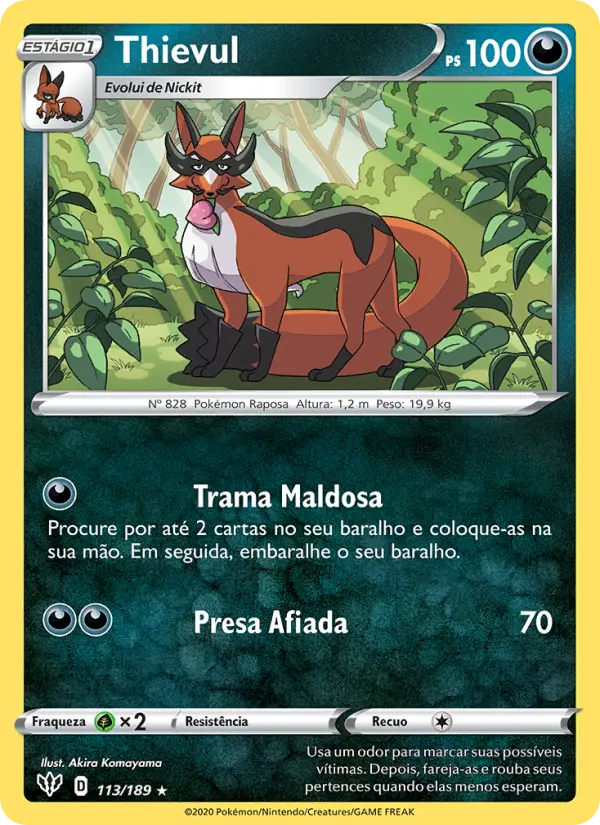 Thievul #113 — Escuridão Incandescente (Reverse Holo)