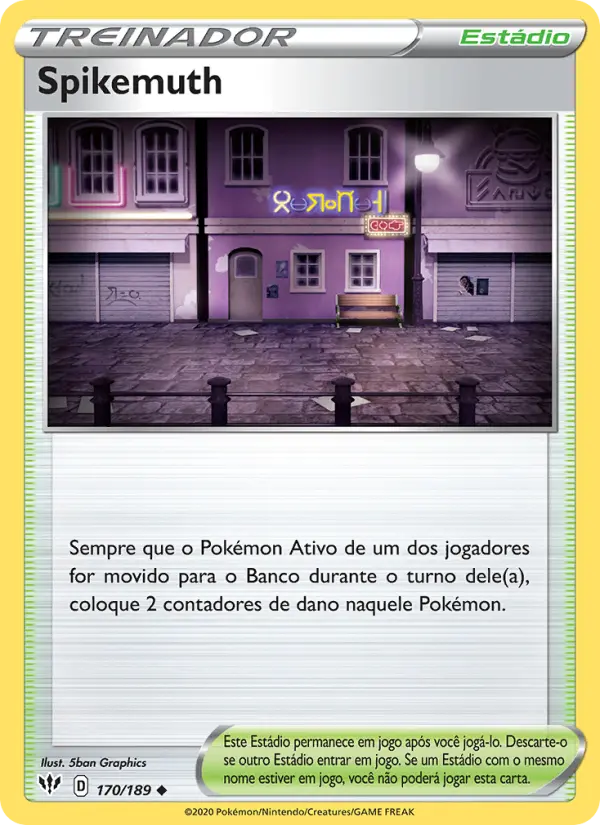 Spikemuth #170 — Escuridão Incandescente (Reverse Holo)