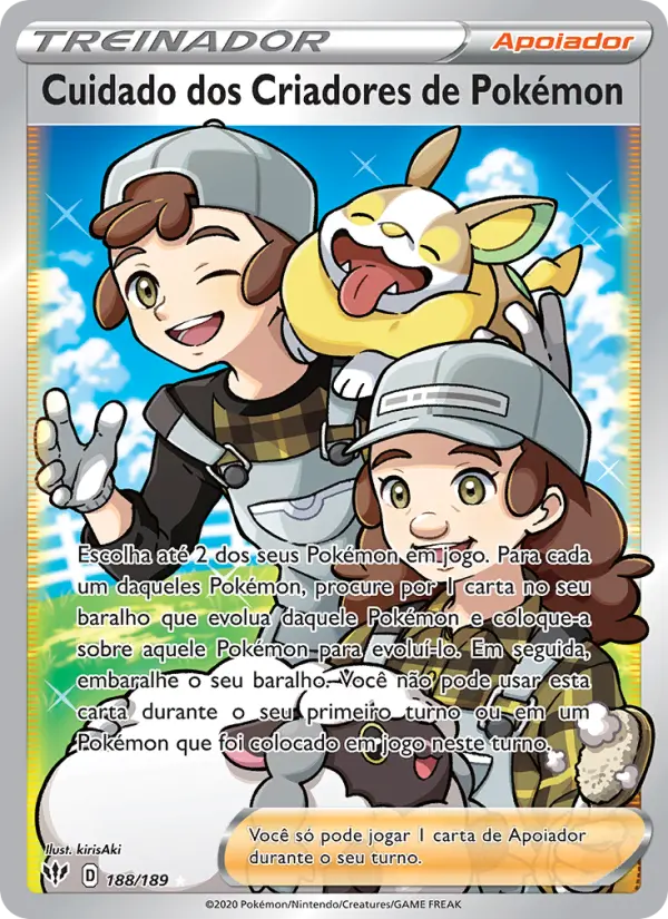 Cuidado dos Criadores de Pokémon #188 — Escuridão Incandescente