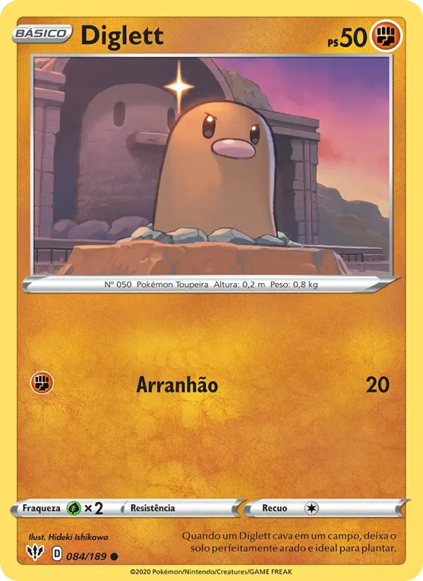Diglett #84 — Escuridão Incandescente