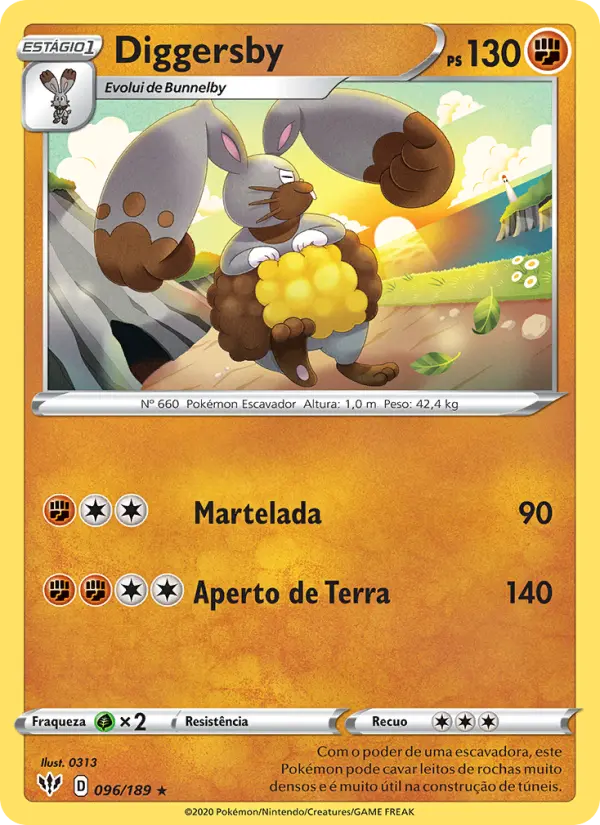 Diggersby #96 — Escuridão Incandescente (Reverse Holo)
