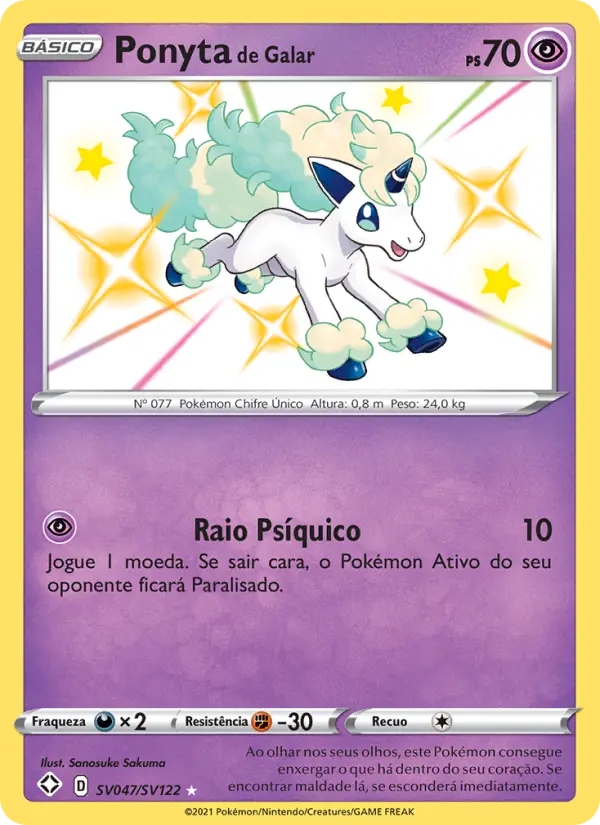 Ponyta de Galar #SV047