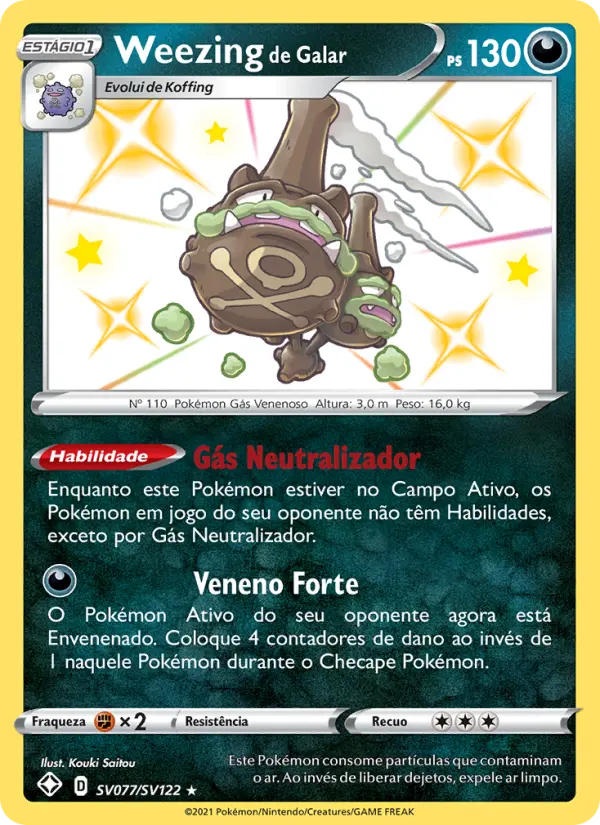 Weezing de Galar #77