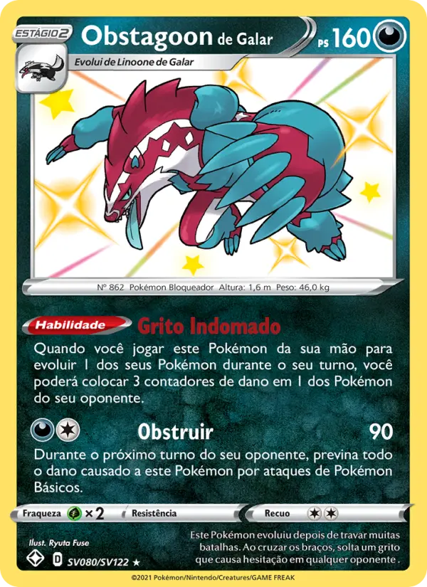 Obstagoon de Galar #80