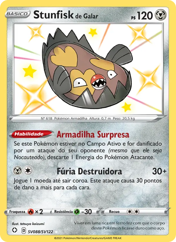 Stunfisk de Galar #88