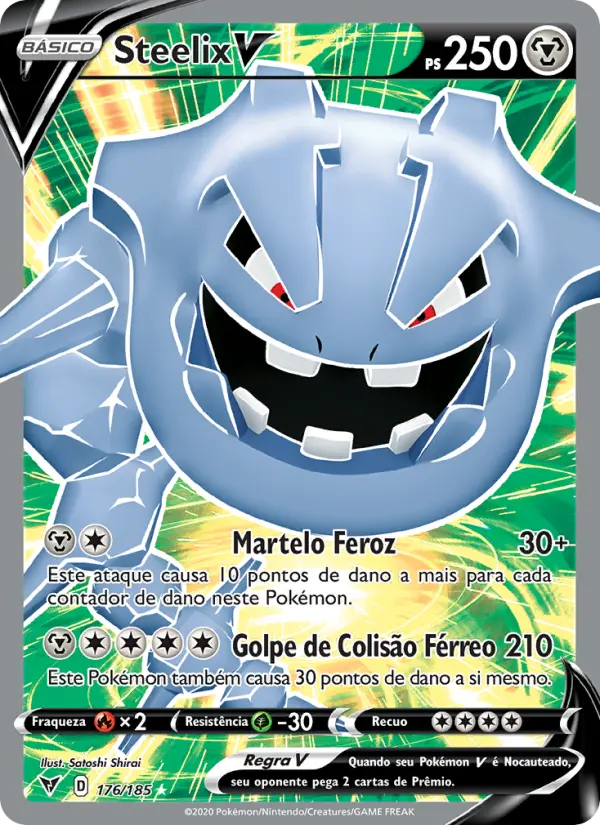 Steelix V #176 — Voltagem Vívida