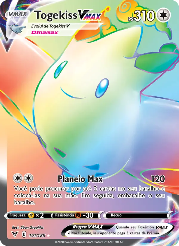 Togekiss VMAX #191 — Voltagem Vívida