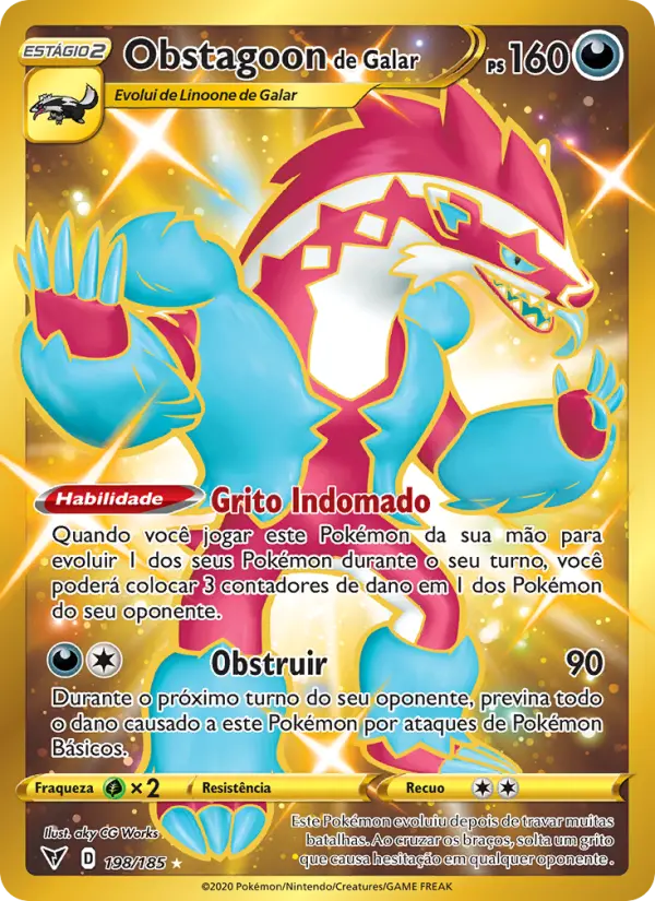 Obstagoon de Galar #198