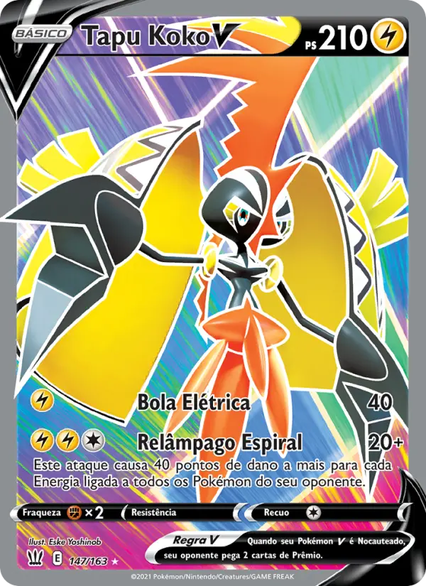 Tapu Koko V #147 — Estilos de Batalha