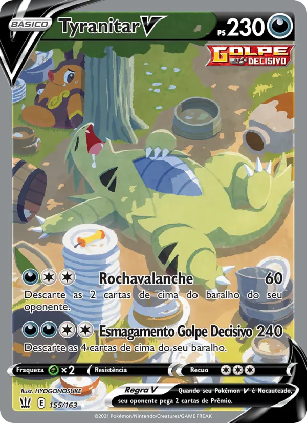 Tyranitar V #155 — Estilos de Batalha