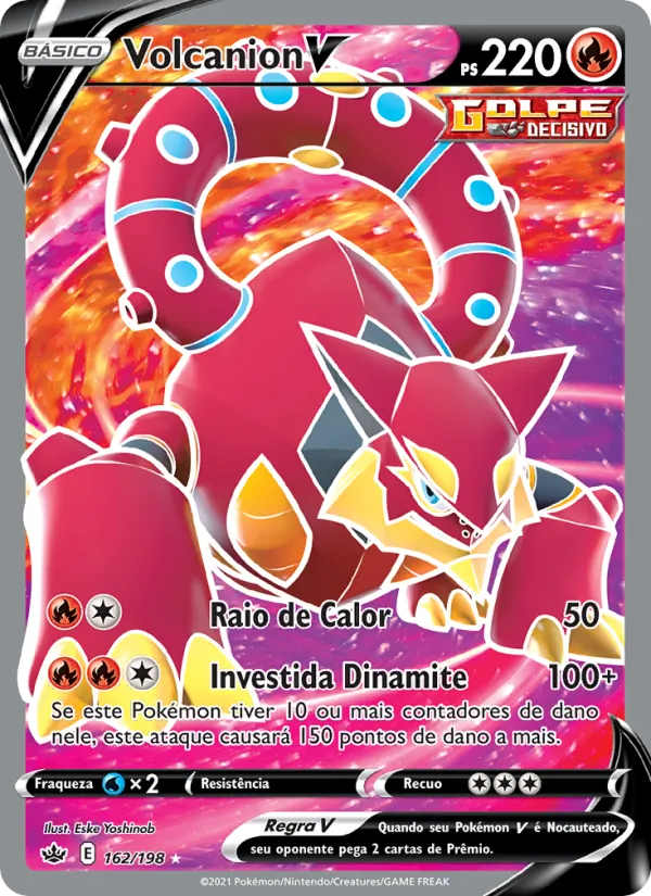 Volcanion V #162 — Reinado Arrepiante