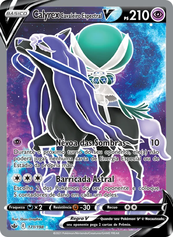Calyrex Cavaleiro Espectral V #171