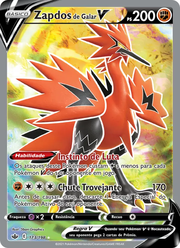 Zapdos de Galar V #173