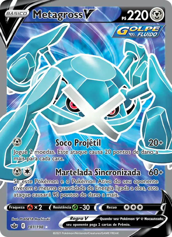 Metagross V #181 — Reinado Arrepiante