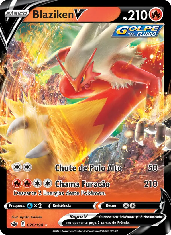 Blaziken V #20 — Reinado Arrepiante