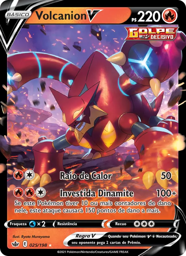 Volcanion V #25 — Reinado Arrepiante