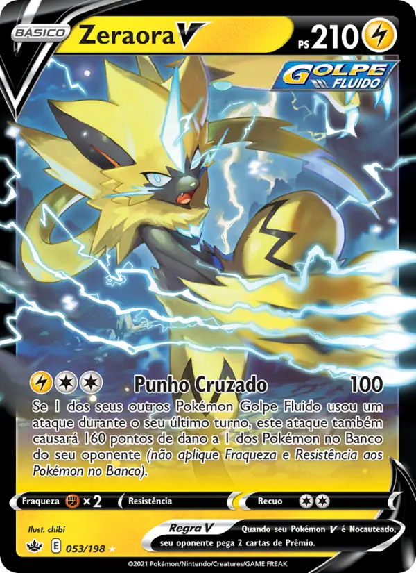 Zeraora V #53 — Reinado Arrepiante