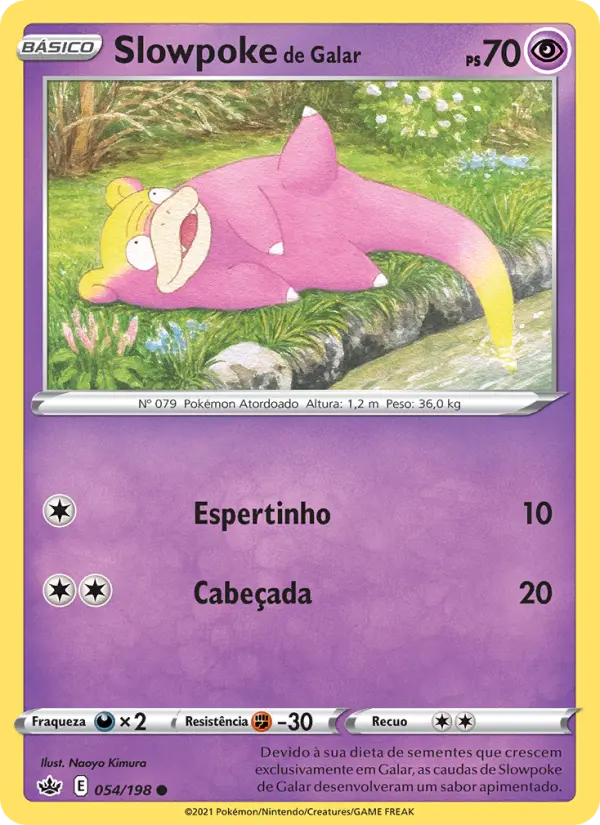 Slowpoke de Galar #054 — Reinado Arrepiante