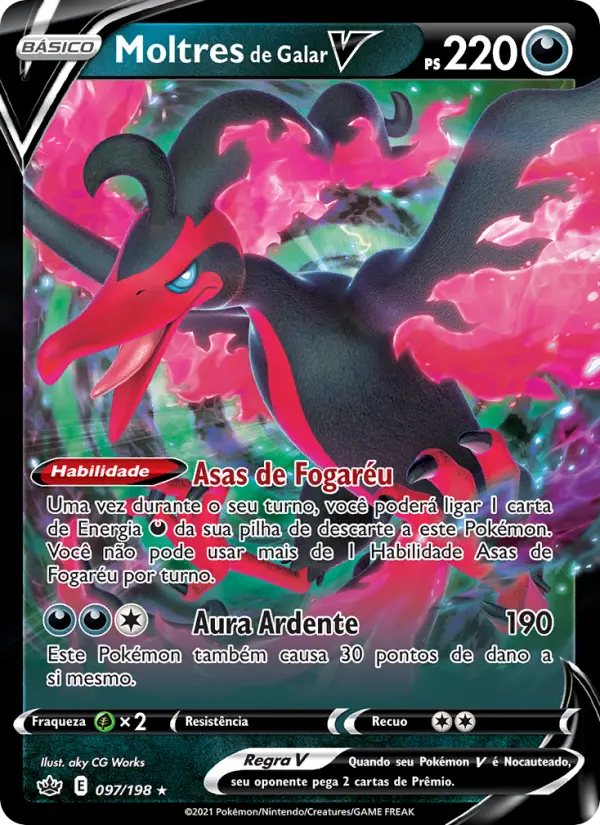 Moltres de Galar V #97 — Reinado Arrepiante