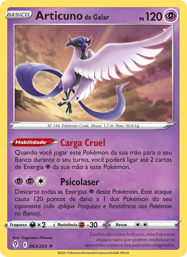 Articuno de Galar #063