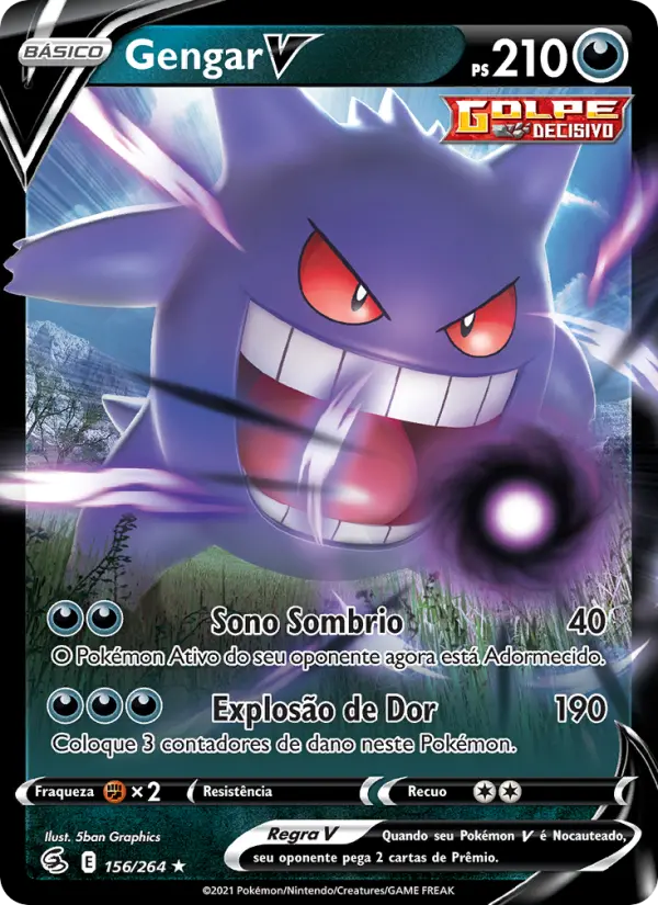 Gengar V #156 — Golpe Fusão