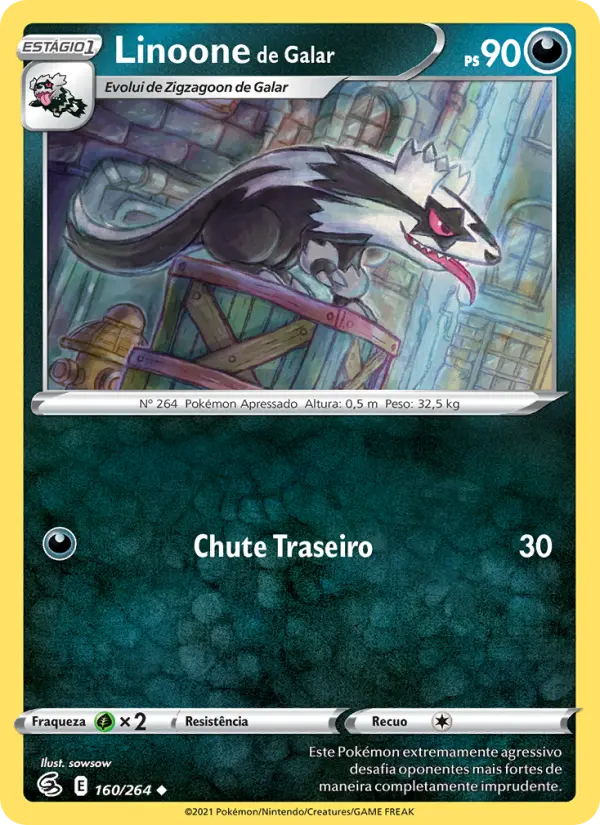Linoone de Galar #160