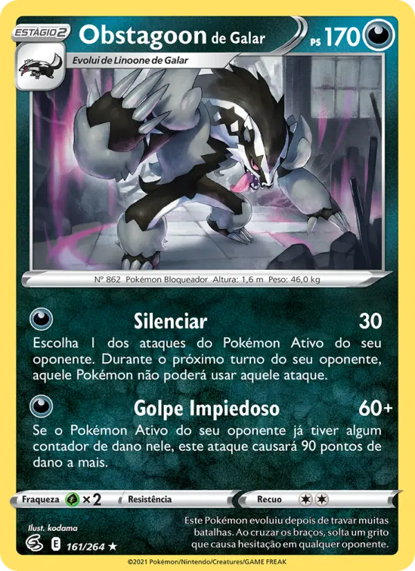 Obstagoon de Galar #161