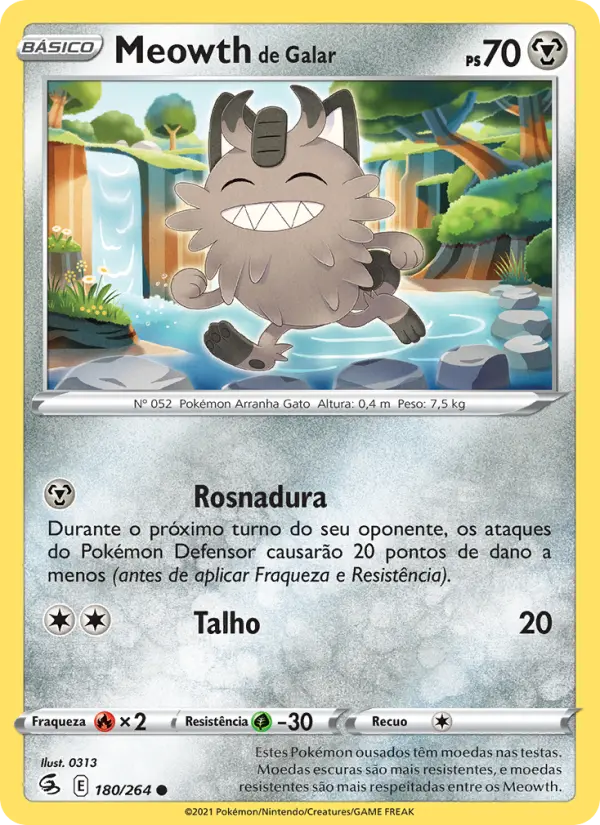 Meowth de Galar #180