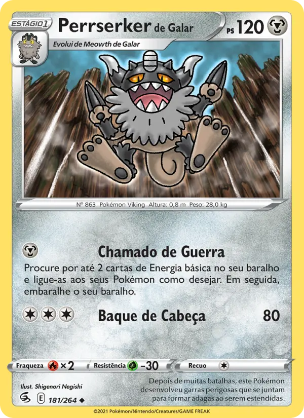 Perrserker de Galar #181