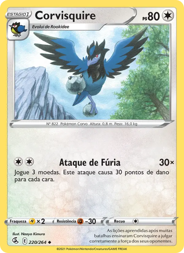 Corvisquire #220 — Golpe Fusão (Reverse Holo)