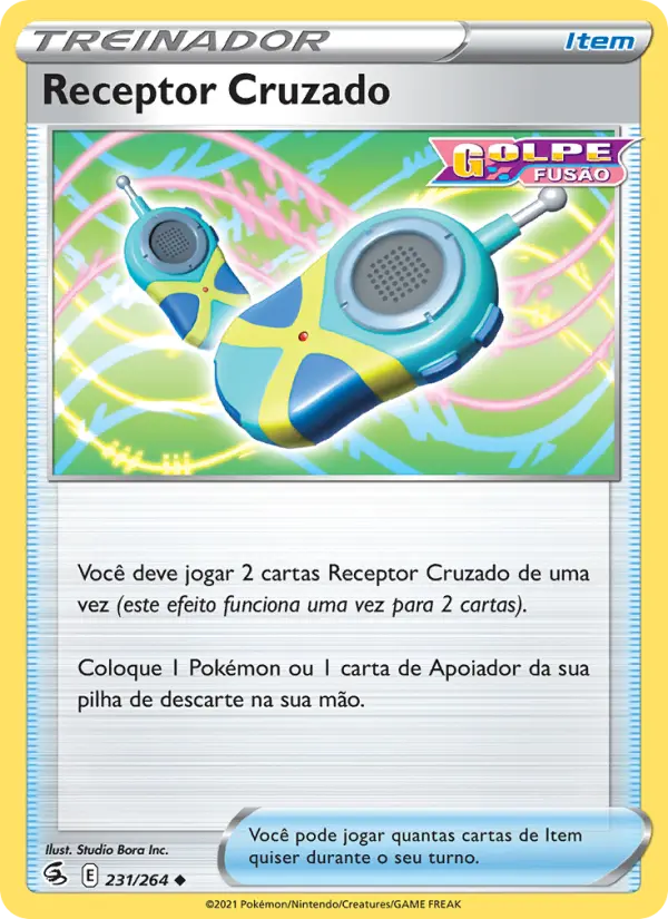 Receptor Cruzado #231 — Golpe Fusão (Reverse Holo)